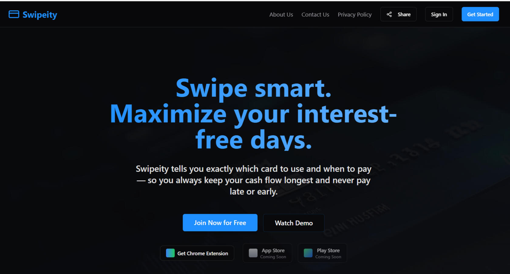 Swipeity - Credit Card payment Tracker